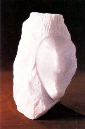 "Coyote"  Anhydrite Alabaster h. 25 cm