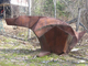 Dog. Welded Steel h. 1.3 M. Artist Don Borkwood 1972