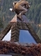 Grotesque on the Hames house Nelson B.C. welded steel 2009...(public art / private property
