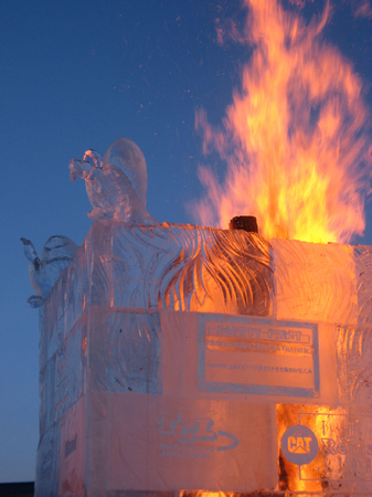 Ice Fire Tower Ft. St. John 2011.