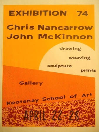 Grad. Exhibit..Screenprint. 1974.