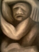 Untitled. Charcoal on Paper. 22 x 30" 1975.