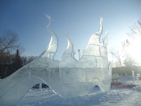 " Gusty Day" Ice FSJ int. comp. 3rd.pl 2012.  John, Denis.