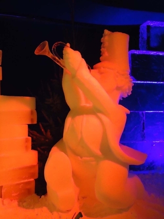 " Marching Band". Snow.  Maastricht Netherlands. 2011..