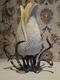 Dancing seed #2 Marble, Steel. H. 30cm. 2013