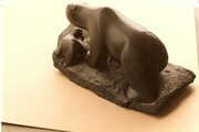 Bears serpentine. h 20 cm. private collection.