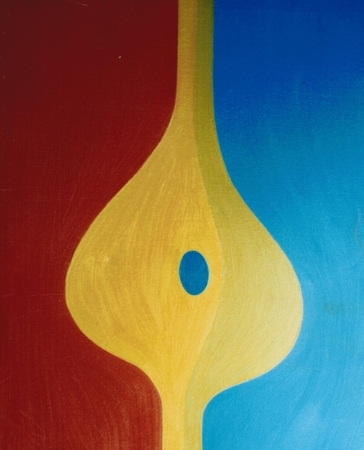 Composition # 5. Fertility series. 18' X 24 " 1978