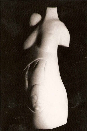 The Reincarnate. anhydrite. h 300 cm 1990
