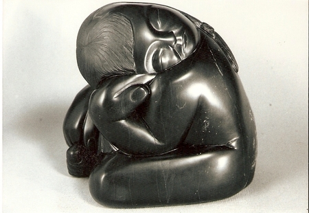 Julia. Steatite. h. 30 cm.  1994. Private collection.