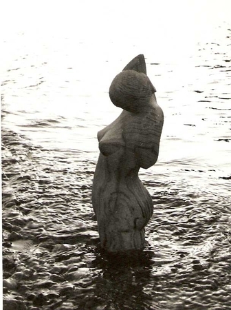 Woman Bathing.  Anhydrite. 1883
