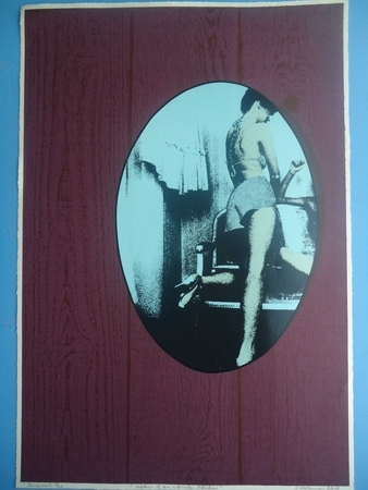 Captive of an Intimate Reflection. Serigraph Print .1976.