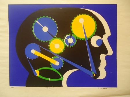 Headache. Serigraph print. ed. 4. 1972.
