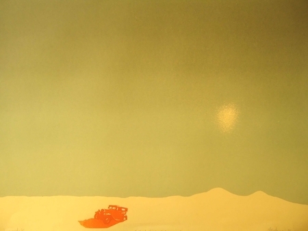 Fall of the American Empire. Serigraph print. ed 10. 1976. Calgary series.
