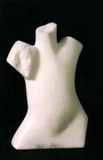 Keewatin Man Anhydrite Alabaster h. 16cm. 1993.