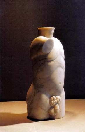 Male Figire.  Marble h 50cm. Private Collection