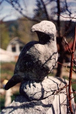 Raven. babbit metal. ed. 3 h. 30cm.
