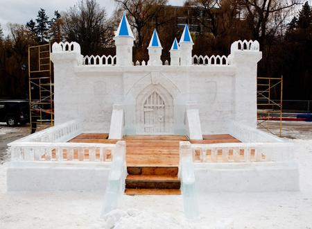 Snow and Ice Castle Vernon B.C. 2010. Also Denis Kleine, Patrick McKinnon, Daniel Klock, David Dureault,  Karen Redfern.