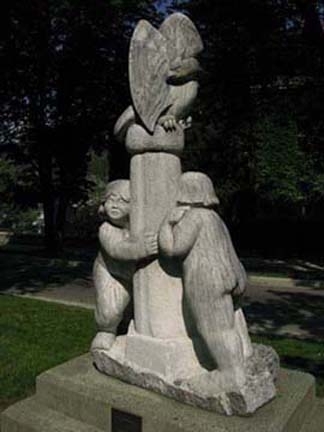 The Monument 1984 Marble h. 3 metres Nelson B.C.